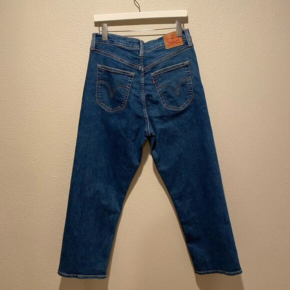 Levi’s Jeans Ribcage Straight Ankle Size 31 blue‎ casual - Picture 10 of 10